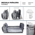 thumbnail image 4 of Mochila Pañalera Idea Nuova Multifuncional en color Gris, 4 of 6