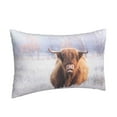 thumbnail image 2 of Balery Yak Pillow Covers,Bed Pilowcases,Reversible Plush Throw Pillow Covers End Pillow Encasement,Pillow Case - 14"X20", 2 of 9