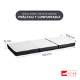 thumbnail image 2 of Colchón Matrimonial Plegable Atlas del Descanso Sence Foam, 2 of 4