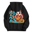 thumbnail image 1 of WEAIXIMIUNG Robe Sweat-Shirt Surdimensionnée Grande Taille 2025 Action de Grâce Mignon Drôle Citrouille Manches Longues Sweat à Capuche, 1 of 3