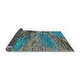 thumbnail image 2 of Ahgly Company Indoor Rectangle Abstract Light Blue Modern Area Rugs, 2' x 3', 2 of 4