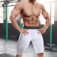 thumbnail image 2 of Mens Compression Shorts Sports Running Tights Underwear Athletic Workout Spandex Base Layer Short for Biker Training, 2 of 7