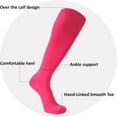 thumbnail image 4 of 2 Pairs Unisex Soccer Socks, Knee High Solid Baseball Football Sports Team Socks, 4 of 6