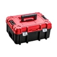 thumbnail image 2 of davian Wrench Storage Case Double Layer Portable Tool Box Hard Carry Case Organizer Impact Resistant PP Material Stackable Bin Suitable for Garage Home Works M, 2 of 8