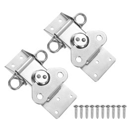Uxcell 2-Pack Plastic Sliding Door Track Set – 1.31Ft Upper & Lower Rails For 1/4" Thick Panels, Bypass Closet Cabinet Hardware, Black