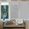 thumbnail image 4 of REJODA-Cordless Zebra Blinds- Free Stop Roller Shades for Windows Dual Layer Light Control Fabric for Home Office Kitchen Day and Night Light Filtering Window Blinds, 28" W x 72" H, Grey, 4 of 4