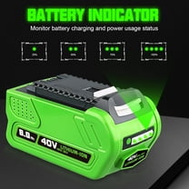 29472 Replace for Greenworks 40V 8.0Ah Lithium G-MAX Battery 29462 29482 29282 2501302