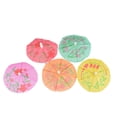 thumbnail image 1 of Paraguas paraguas de cóctel selecciones de bebidas sombrilla de papel octogonal en forma de estrella adornos para magdalenas palitos de sombrilla de cóctel hechos a mano, 1 of 4