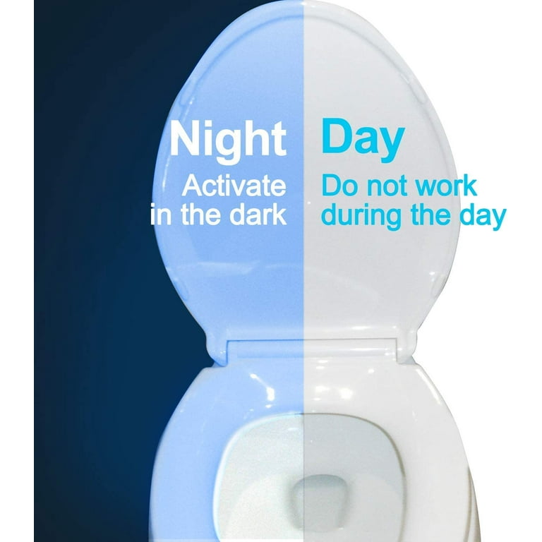 Baytek 8-Color Motion Activated Toilet Nightlight (Fits ANY Toilet
