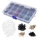 thumbnail image 3 of Narices de oso de peluche, 640 piezas de narices de plástico para ojos, materiales de juguete para hacer uno mismo, piezas de animales de peluche creadas con maestría, 3 of 14