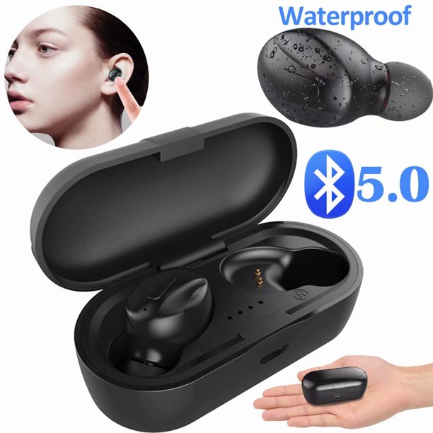 XG15 Waterproof Bluetooth Wireless Earbuds. Secure Fit InEar