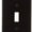 Brown, variant on WALLPLATE TOGL 1G BROWN (Pack of 1)