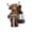 B, variant on Solar Powered Highland Cow Garden Statue 10.5 Inch Resin LED Outdoor Ornament for Patio Yard Flower Bed Decor