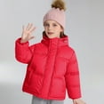 thumbnail image 6 of XXWXYD Kids Korean Style Thickened White Down Hooded Jacket, Warm Winter Coat for Boys Girls, Big Children Padded Outerwear Autumn, 6 of 9