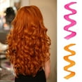 thumbnail image 2 of 12/24 Pcs 25/45/65CM Fer à Friser Ondulé Sans Chaleur avec Crochet de Coiffage Réutilisable Portable Femmes Filles Longs Moyens Courts Boucles Rouleau à Cheveux Formateurs de Vagues Outils de Bouclage, 2 of 8