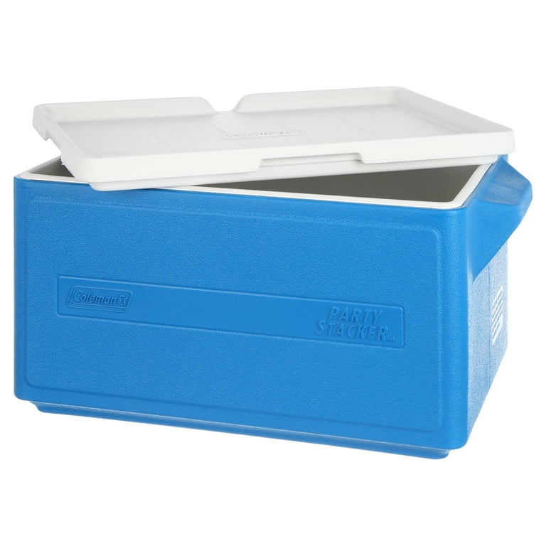 Coleman 48 Can Hard Sided Cooler, Blue - Walmart.com