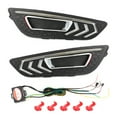 thumbnail image 2 of Car LED DRL Daytime Running Light 2 Colors Bright Lamp Fit ForFocus MK3 2015- 2018， ABS，black2 Pieces, 2 of 8