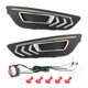 thumbnail image 2 of Luz de circulación diurna ANGGREK coche DRL lámpara LED 2 colores apta para Ford Focus MK3 2015-2018, 2 of 8