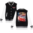 thumbnail image 2 of Chaqueta de béisbol Pixar Cars Lightning McQueen para hombre y mujer, estilo hip hop, estilo Harajuku, ropa de calle, abrigos universitarios para niños y niñas, 2 of 5