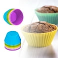 thumbnail image 5 of 40 Pcs Silicone Cupcake Baking Cups, Reusable & Non-Stick Muffin Cupcake Liners for Party Halloween Christmas, 5 of 10
