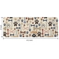 thumbnail image 7 of Paw Prints and Bones Kitchen Rug Mat,Kitchen Runner Rugs Non Skid Washable,Decorative Kitchen Floor Mats for Kitchen,Sink,Laundry,17"x47.2", 7 of 7