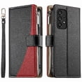 thumbnail image 1 of Funda cartera GANGXUN para Samsung Galaxy A53 5G , cuero PU con tarjetero, cremallera, correa de mano, soporte y protección 457°, 1 of 6