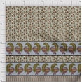 thumbnail image 1 of Soimoi Poly Georgette Fabric Lotus & Peacock Panel Print Fabric by The Yard 52 Inch Wide, 1 of 2