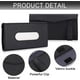 thumbnail image 3 of Caja de pañuelos para visera de coche, soporte de pañuelos de cuero para accesorios de visera de coche, contenedor de almacenamiento de pañuelos de cuero, negro JAMW Sencillez, 3 of 5