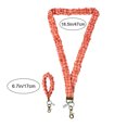 thumbnail image 6 of Dbuoem Retractable Elastic Lanyard Set Stretchy Scrunchie Style Neck Lanyards with 2 ID Card Holders Key Decoration, 6 of 8