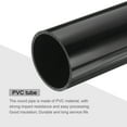 thumbnail image 4 of PVC Rigid Round Pipe 67.8mm ID 75mm OD 20cm/8" Length Black High Impact for Water Pipe, Crafts, Cable Sleeves, 4 of 6