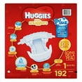 Huggies Plus Size 1 Diapers, 192 Count, Extra Absorbency