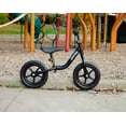 thumbnail image 2 of Mamba Sport Vélo d'Équilibre 12 Pouces (Noir) Léger avec Siège et Guidon Réglables, Vélo Sans Pédales pour Enfants de 2 à 5 Ans, Siège Rembourré, Coussinet de Sécurité, Poignées en Caoutchouc, Pneus EVA Sans Crevaison, 2 of 3