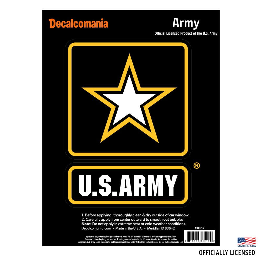 Officially Licensed Us Army Large 6 Us Military Sticker For Truck