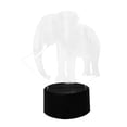 thumbnail image 1 of 3D LED Control táctil USB Elefante Lámpara de mesa colorida Placa de acrílico Luz de noche Plug-in Luz inteligente, 1 of 5