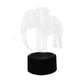 thumbnail image 1 of 3D LED Control táctil USB Elefante Lámpara de mesa colorida Placa de acrílico Luz de noche Plug-in Luz inteligente, 1 of 5
