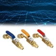 thumbnail image 4 of Valve à Bille pour Climatisation, Valve à Bille Compacte à Étanchéité Forte pour Réfrigérant pour Tuyaux de Chargement de Réfrigération R410A R134A, 4 of 8
