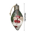 thumbnail image 3 of ¡Descuentos Flash!, Navidad Nueva decoración navideña LED emisores conos árbol de Navidad colgante creativo bola de Navidad transparente 6 piezas Akmoler, 3 of 8