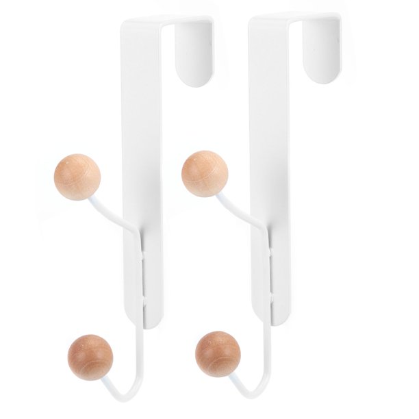 Paquete De 2 Ganchos Colgantes, Accesorios De Cocina Sin Perforaciones, Estante De Almacenamiento Resistente Para El Hogar, Colgador De Baño, Toallero Para Abrigo, Anillos, Dormitorio seitruly HA027613-01