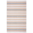 thumbnail image 3 of SAFAVIEH Montauk Spots Geometric Striped Cotton Area Rug, Orange/Beige, 5' x 8', 3 of 7
