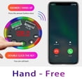 thumbnail image 6 of FIEWESEY Bluetooth 5.0 FM Transmitter for Car,Bluetooth Car Adapter with Dual USB Charging Car Charger MP3 Player,Hands Free Calling,Colorful Light, 6 of 9
