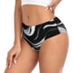 thumbnail image 2 of Balery Abstract Black White Swirls Ropa Interior de Algodón para Mujer con Dibujo – Braguitas Cómodas y Elásticas, Estilo Clásico-Medium, 2 of 6