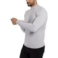 thumbnail image 4 of X RAY JEANS Mens Mock Neck Sweater Pullover, Light Heather Grey, M, 4 of 10
