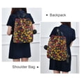 thumbnail image 4 of FORMRS Women's Travel Backpack Purse Anti-Theft Hidden Pockets Casual Shoulder Bag, Yellow Floral, 4 of 7