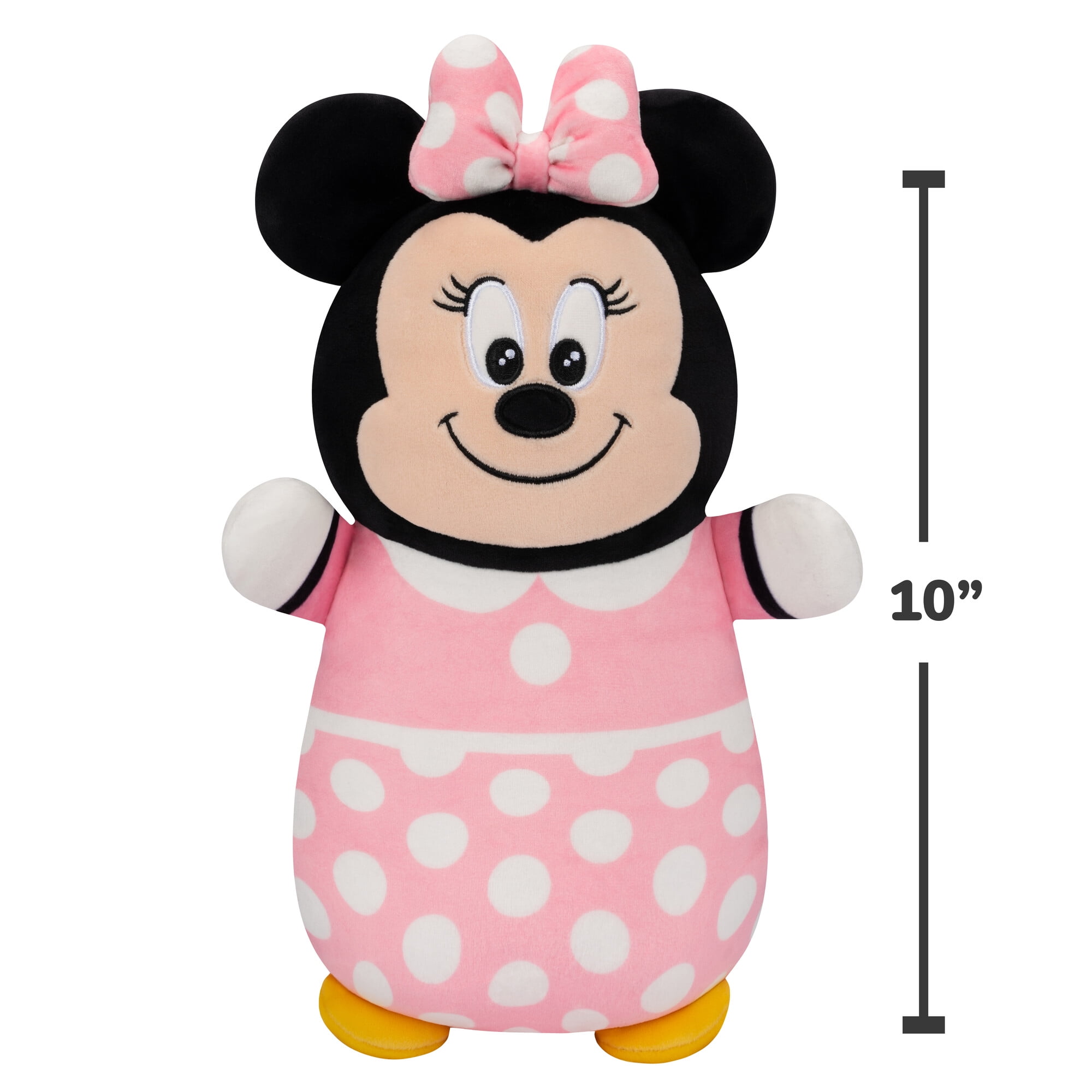 Squishmallows Official Plush 10 inch Minnie Mouse HugMee - Childs Ultra Soft Stuffed Animal Toy