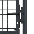 thumbnail image 6 of vidaXL Mesh Garden Gate Galvanized Steel Privacy Border Enclosure 68.9"/78.7", 6 of 6