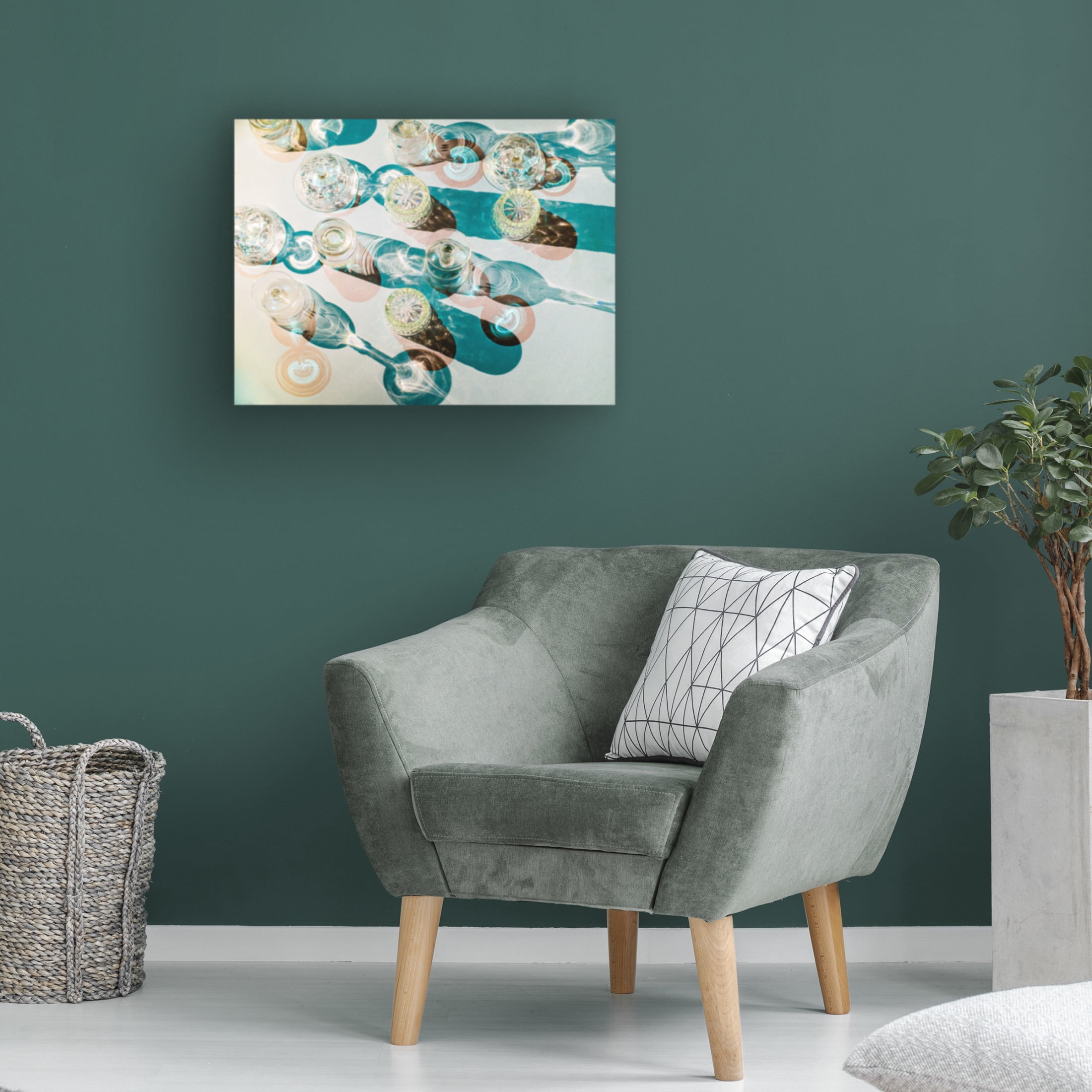 Trademark Fine Art Monica Valentina Patrascoiu Fragile Shapes Canvas Wall Art