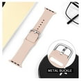 thumbnail image 3 of SHELLTON For Apple Watch Series 1/2/3/4/5/6 38mm/40mm/42mm/44mm Silicone Sport Replacement Watch Band Strap, 3 of 7