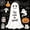 Black, variant on Nanqianyi Halloween Shower Curtain,Polyester Fabric Waterproof Bathroom Curtain,36 x 72 Inch, with Hooks,Pumpkin Cute Ghost Spider Bat