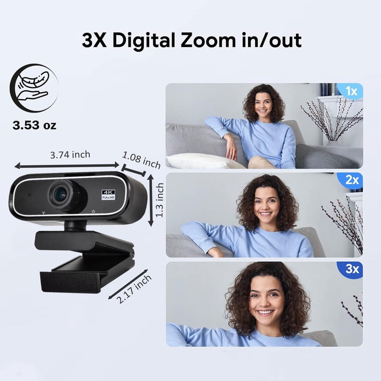 RONY 4K UHD Webcam with Auto Focus and Microphone photo 7