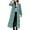 Green, variant on Women Winter Warm Coats Lengthened and Thickened Medium Length Down Cotton Jacket, Gifts for Women Beige L